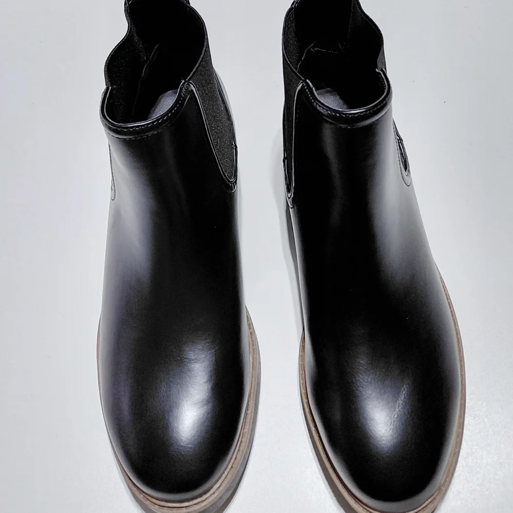ESPRIT Women's Skylar Black Slip On Round Toe  Ankle Boot Size 8.5M